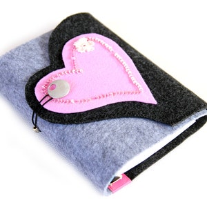 Valentine day pink  ring binder agenda/ organiser/ day planner/ notebook/ journal/ diary refillable A5