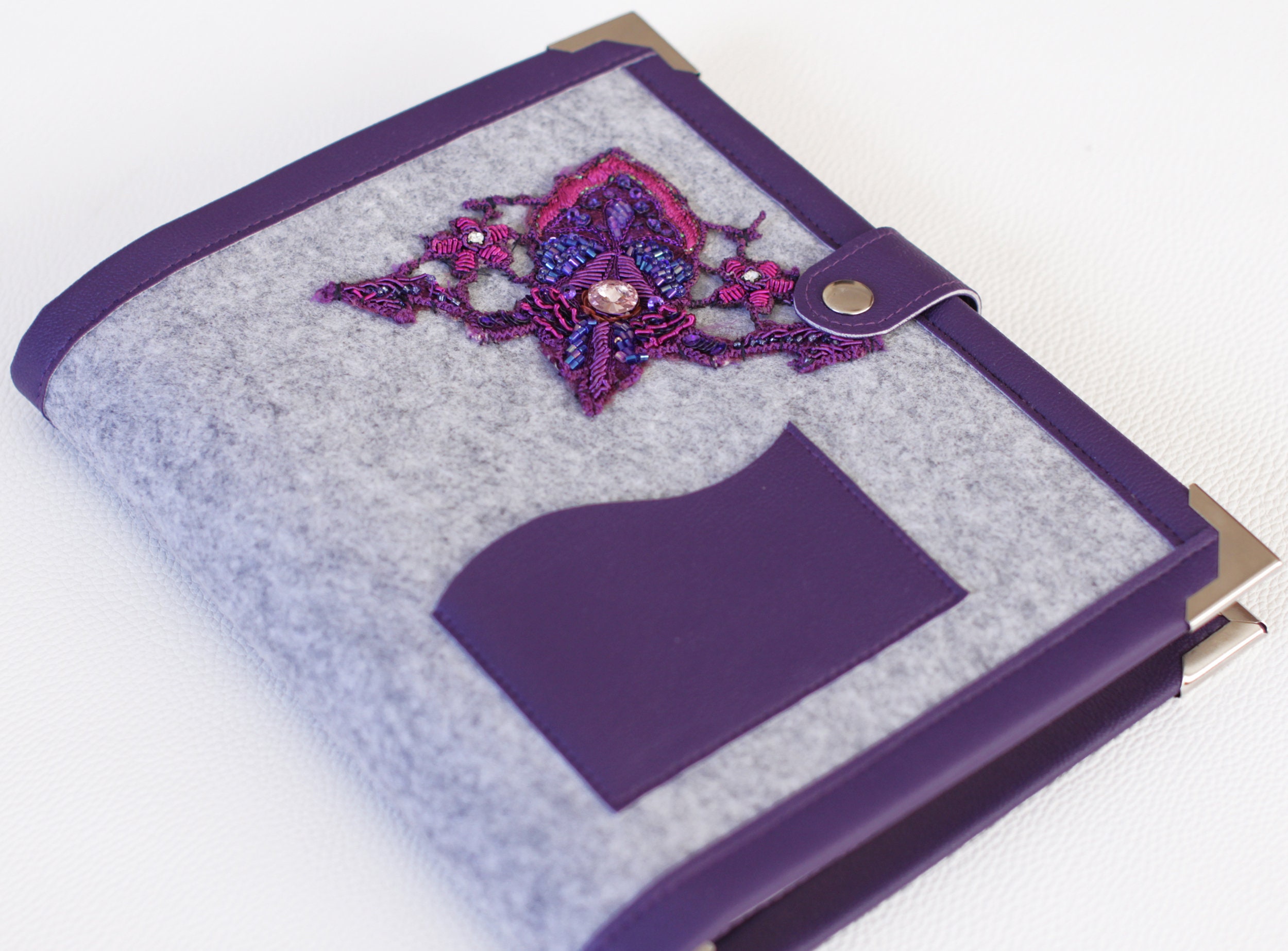 Purple Planner cover / ring binder / filofax /agenda/ Etsy