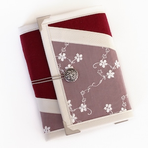 Dark red lace planner cover / ring binder / filofax /agenda/ organiser/ day planner/ notebook/ journal/ A5 organizer/ planner binder