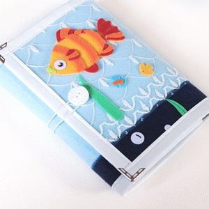 Aquarium A5 Planner cover / Day Planner /ring binder /agenda/ organiser/  A5 Planner Binder