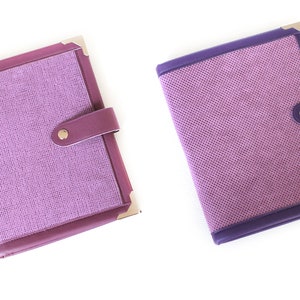 Customize Your Planner /Personal Size / A5  Faux Suede Covered Filofax Organizer/ Planner Binder