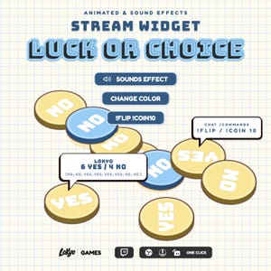 Coin Flip 3D: interactieve twitch-widget