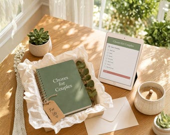 Couples Chore Planner – Interactive App + Printable PDF Checklist