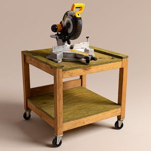 Table Saw Workbench, Miter Saw Table, Flip Top Workbench, Woodworking Plans, Modular Garage Workbench, Rotating Miter Saw, Workbench Plans