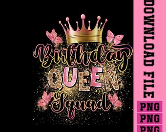 Birthday Queen Leopard Png Sublimation Design, Birthday Party Png, Girly Birthday Png, Sublimation Designs Download, Crown Birthday Girl Png