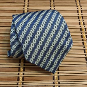 Ermenegildo zegna Silk Woven Striped Made in Italy