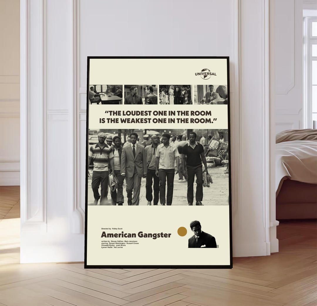 アメリカン・ギャングスター　USオリジナル映画ポスター アメリカン・ギャングスター US版オリジナルポスター - 映画ポスター