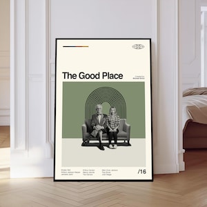 The Good Place TV Series Poster, Retro Minimalist Print