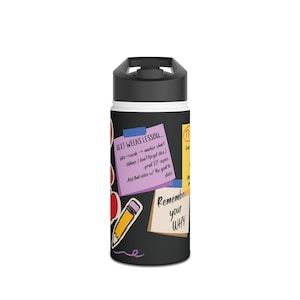 Personalized Teacher Water Bottle: Stainless Steel Insulated Tumbler