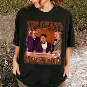 The Grand Budapest Hotel Shirt | Wes Anderson | Comfort Colors Shirt | Vintage Movie Shirt | Retro Shirt | Classic T-Shirt | Birthday Gifts