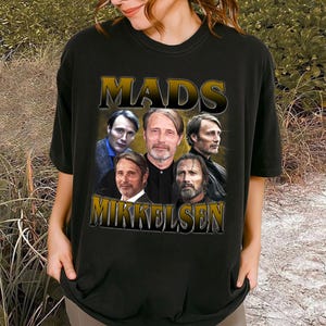 Mads Mikkelsen Shirt | Mads Mikkelsen T-Shirt | Comfort Colors Shirt | Vintage Movie Shirt | Retro Bootleg Shirt | Mads Mikkelsen Fan Gift