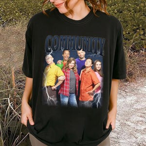 Community Tv Series Shirt | Dan Harmon | Comfort Colors Shirt | Vintage Movie Shirt | Retro Shirt | Classic T-Shirt | Birthday Gifts