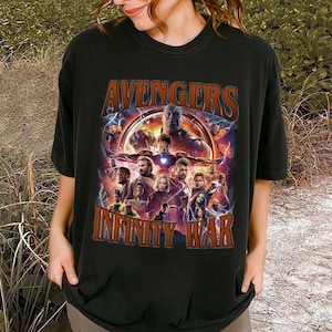 Avengers: Infinity War Movie Shirt | Comfort Colors Shirt | Vintage Movie Shirt | Retro Shirt | Classic T-Shirt | Birthday Gifts