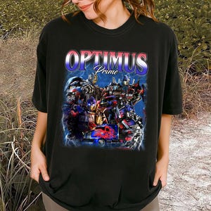Optimus Prime Shirt | Optimus Prime T-Shirt | Comfort Colors Shirt | Vintage Movie Shirt | Retro Bootleg Shirt | Transformers Fan Gift