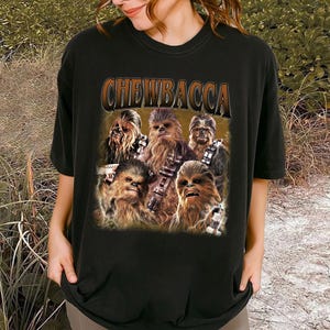 Chewbacca Shirt | Star Wars T-Shirt | Comfort Colors Shirt | Vintage Movie Shirt | Retro Bootleg Shirt | Chewbacca Fan Gift