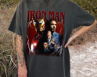 T-shirt du film Iron Man | Confort Couleurs Style vintage