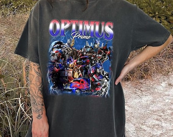 Optimus Prime Comfort Colors T-Shirt | Retro Movie Bootleg