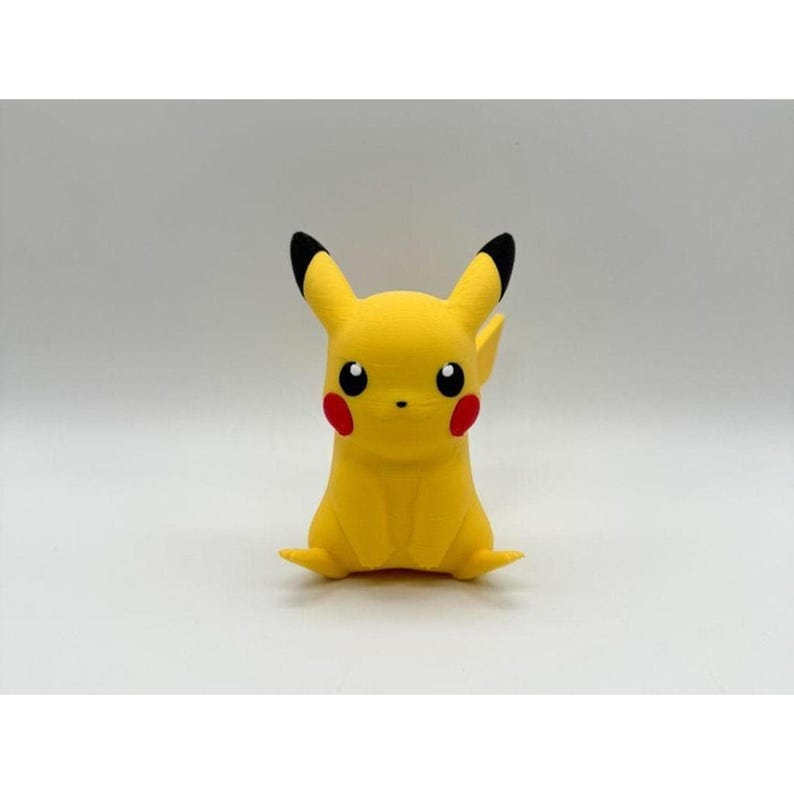 Pikachu 3D printed multicolor Pokemon STL figure