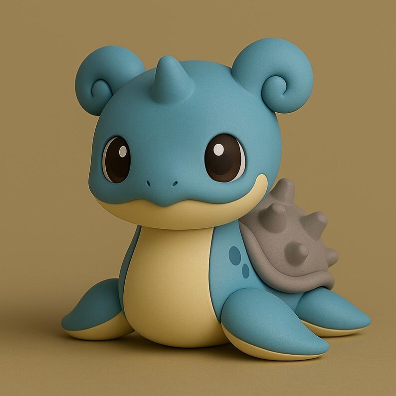 Lapras Chibi Pokemon STL 3D printable model