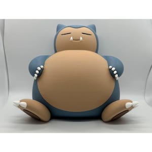 Snorlax 3D printed multicolor Pokemon STL figure