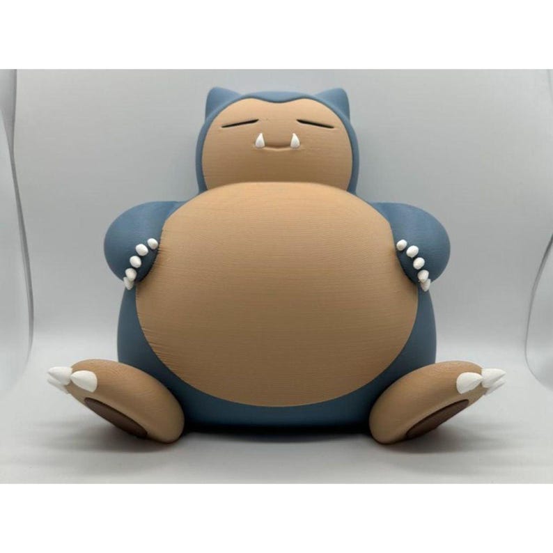 Snorlax 3D printed multicolor Pokemon STL figure