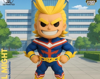 ALL MIGHT - My Hero Academia Art 3D STL