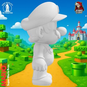 Mario STL 3D printed figure, 3D printed photo