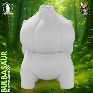 Bulbasaur STL 3D printed figure, alternate angle