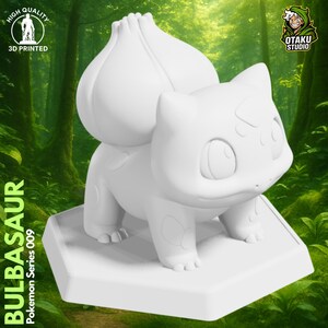 Bulbasaur STL 3D printed figure, slicer preview
