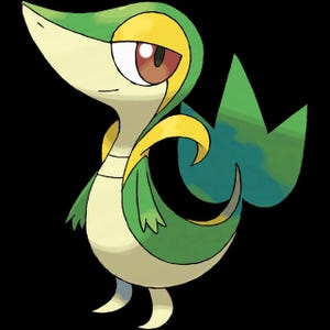 Snivy Pokemon STL figure, 3D printable starter model