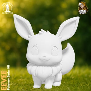 Eevee Pokemon STL 3D printed figure, 3D printed photo