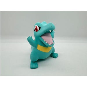 Totodile 3D printed multicolor Pokemon STL figure