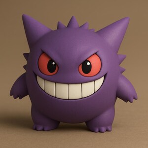 Gengar Chibi Pokemon STL 3D printable model