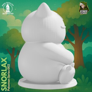 Snorlax Pokemon STL 3D printed figure, 3D printed photo