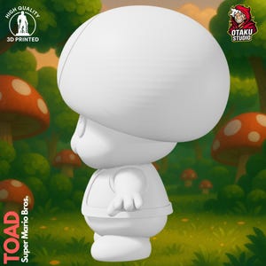 Toad STL 3D printed figure, alternate angle