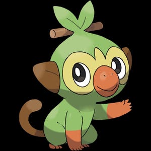 Grookey Pokemon STL figure, 3D printable starter model