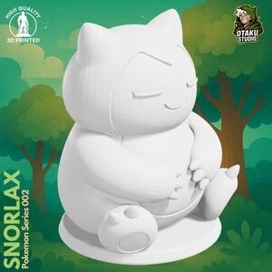 Snorlax Pokemon STL 3D printed figure, slicer preview