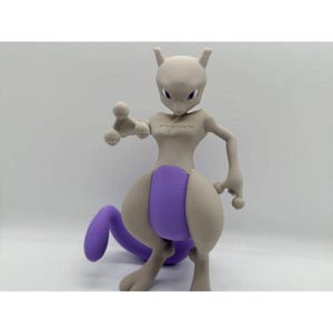 Mewtwo 3D printed Pokemon STL figure