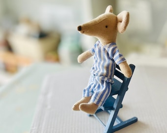 Miniature Blue Tripp Trapp–Style Chair