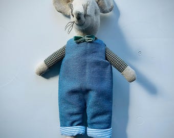 Handmade Denim Overalls Maileg Size