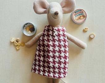 Set di biscotti al burro in miniatura fatti a mano per casa delle bambole, in scala 1:12.