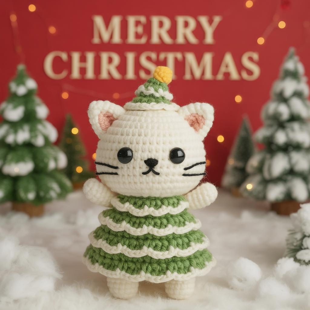 Produktbild von Katzen Adventskalender 2025, Weihnachtsbaum Katzen Anhänger 24 Tage Weihnachts 136783585832