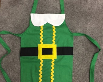 Children's Holiday Elf Apron