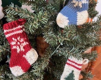 Mini stockings ornament