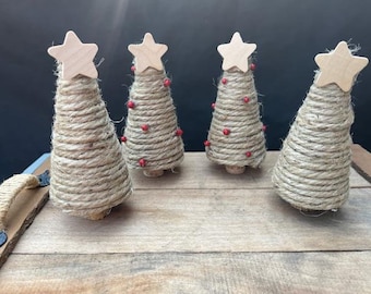 Farmhouse Twine Christmas Tree