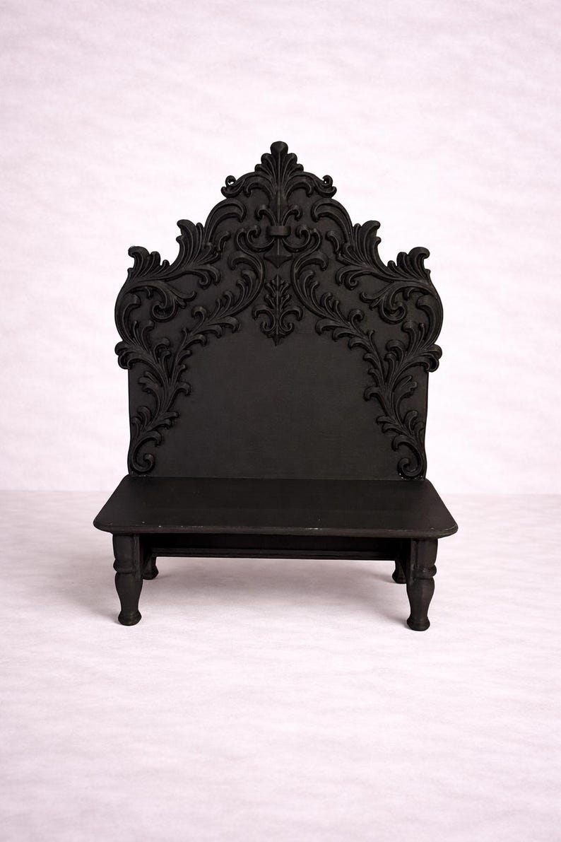 Victorian Tabletop Altar Shelf: Gothic Witchy Home Decor image 1