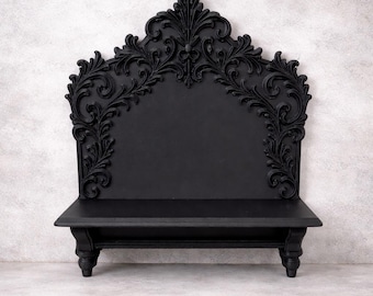 Gothic Tabletop Shelf: Witchy Altar, Victorian Decor
