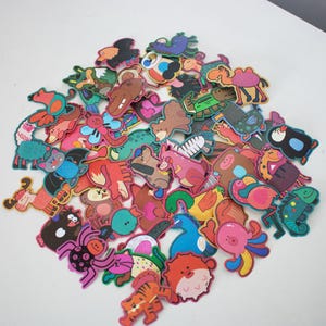 Paquete de 50 pegatinas de vinilo de animales adorables, pegatinas impermeables de animales para portátiles y botellas de agua, pegatinas kawaii de animales para Kindle.