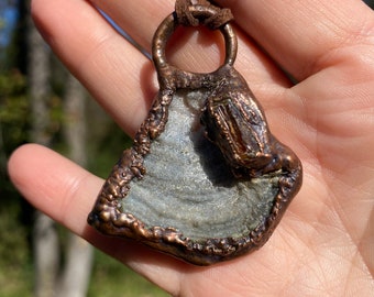 Copper Electroformed Rare Zeusite and 