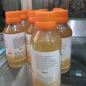 Gomutra sfuso 200 ml-5 litri – Urina di mucca filtrata / Biologica naturale / Purificazione, Yajna, gaumutra Abhishek Purificazione spirituale da Vrindava